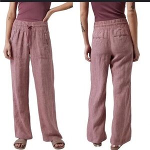 ATHLETA Cabo Linen Wide Leg Pant